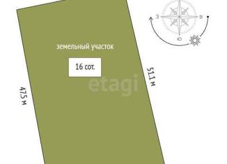 Продажа участка, 16 сот., посёлок Прииртышский, Трактовая улица