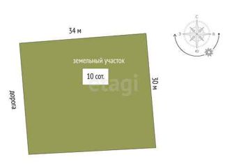 Продается участок, 10 сот., деревня Нариманова, Центральная улица, 5