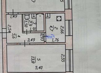 Продажа 2-комнатной квартиры, 39.7 м2, поселок городского типа Кугеси, Советская улица, 1