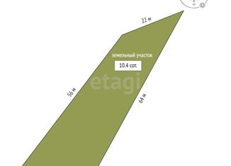 Продажа земельного участка, 10.4 сот., Полетаевское сельское поселение