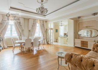 Сдается в аренду трехкомнатная квартира, 124 м2, Москва, Милютинский переулок, 3, Красносельский район