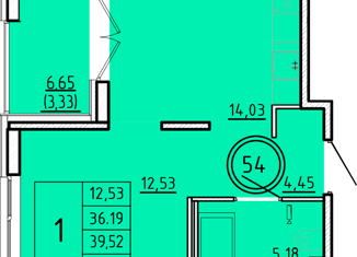 Продам 1-ком. квартиру, 36.19 м2, Санкт-Петербург, Образцовая улица, 6к2