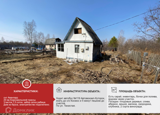 Дом на продажу, 22 м2, село Чёрная Речка, Вишнёвый переулок