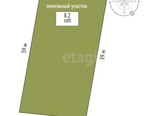 Продается земельный участок, 8.2 сот., деревня Тураева