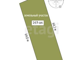 Продам участок, 14.9 сот., СНТ Искра-2, Вишнёвая улица