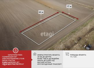 Продам земельный участок, 11.1 сот., село Мальково, Новая улица, 18