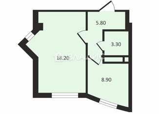 1-ком. квартира на продажу, 36.2 м2, Нижний Новгород, Конотопская улица, 4, Конотопская улица