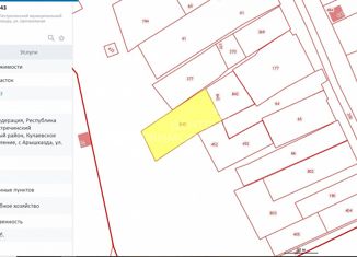 Продажа участка, 20 сот., село Арышхазда, Центральная улица