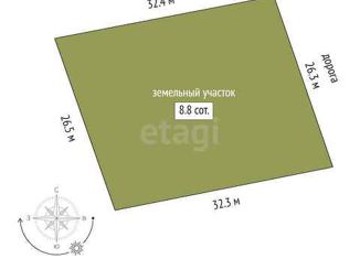 Продается участок, 8.8 сот., СНТ Нефтеснабовец