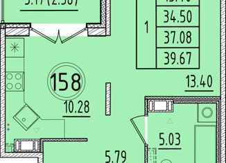 Продаю 1-комнатную квартиру, 34.5 м2, Санкт-Петербург, Образцовая улица, 6к2