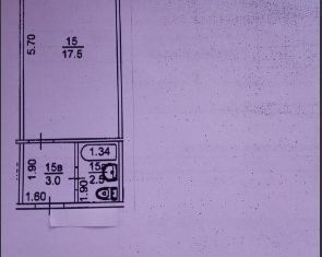Квартира на продажу студия, 28 м2, Уфа, улица Свердлова, 57, Кировский район