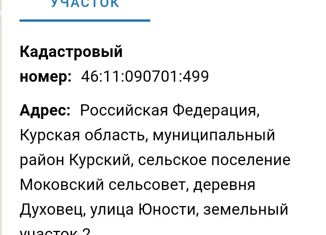 Продажа земельного участка, 37.5 сот., Курская область
