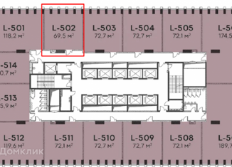 Продам офис, 69.5 м2, Москва, улица Вавилова, вл11, станция Площадь Гагарина