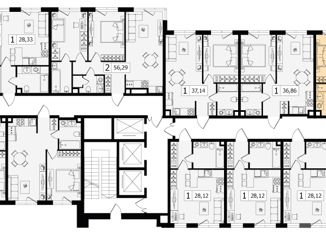 Продам 1-ком. квартиру, 35.56 м2, Москва, улица Зорге, 9, ЖК Зорге 9