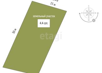 Продаю участок, 4.4 сот., садовое товарищество Силикатчик, Сливовая улица