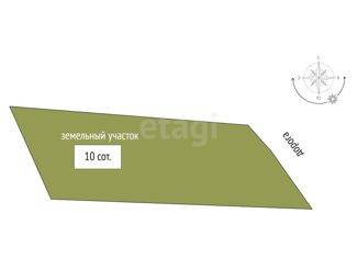 Продаю земельный участок, 12.5 сот., деревня Ломаева, Центральная улица, 11