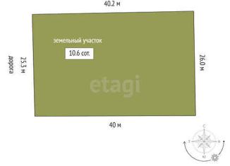 Продается земельный участок, 10.6 сот., деревня Речкина