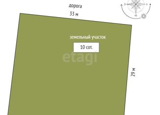 Продается участок, 10 сот., деревня Тураева