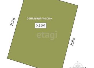 Продам земельный участок, 5.2 сот., СНТ Горошинка, Рябиновая улица