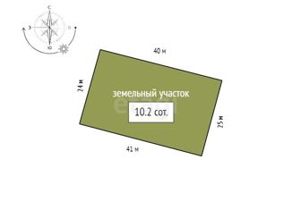 Продам участок, 10.2 сот., поселок Манский, улица Высоцкого