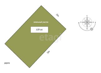 Продажа участка, 6.1 сот., Урожайновское сельское поселение