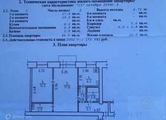 Продажа 2-комнатной квартиры, 49.9 м2, Ижевск, улица Ключевой Посёлок, 61В, Южный жилой район