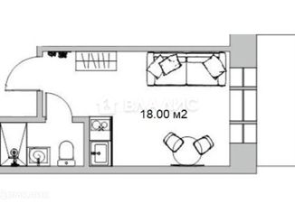 Квартира на продажу студия, 18 м2, Москва, улица Новый Арбат, 23, метро Смоленская
