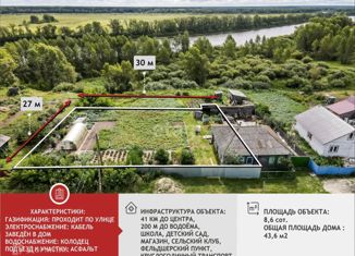 Продается дом, 43.6 м2, село Салаирка, Береговая улица