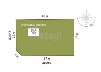 Земельный участок на продажу, 10.4 сот., Тюмень, Старый Тобольский тракт, 5-й километр