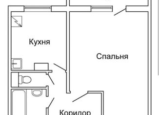 Продается 1-комнатная квартира, 35 м2, Якутск, Вилюйский тракт, 5-й километр, 5/3, микрорайон Борисовка-3