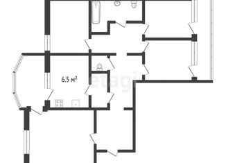 Продается 4-ком. квартира, 74.1 м2, Санкт-Петербург, муниципальный округ Сергиевское, Придорожная аллея, 3к1