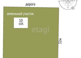 Продам земельный участок, 10 сот., дачный массив Новозбурьевка, 23-я улица, 15