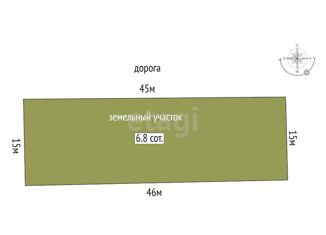 Продается земельный участок, 6.8 сот., поселок городского типа Зуя