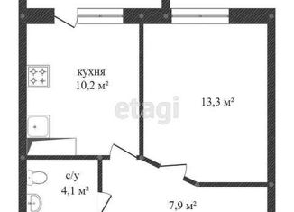Продается 1-комнатная квартира, 34.5 м2, Тобольск, 15-й микрорайон, 35