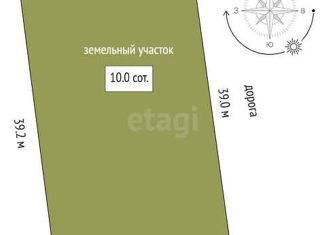 Продажа участка, 10 сот., деревня Нариманова, Центральная улица, 5