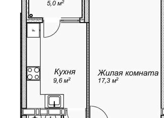 Продам однокомнатную квартиру, 40 м2, Анапа, улица Верхняя Дорога, 151к4, ЖК Кавказ