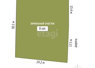 Продажа участка, 8 сот., садовое товарищество Дружба