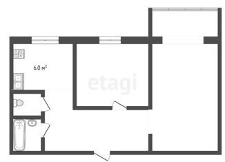 Продаю 2-ком. квартиру, 50.8 м2, село Червишево, улица Строителей, 9