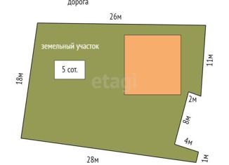 Продам дом, 60 м2, деревня Мотуши, Центральная улица