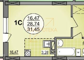 Продаю квартиру студию, 31 м2, Новосибирск, ЖК Гурьевский