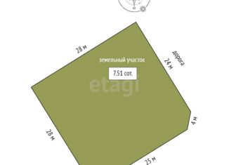 Продается земельный участок, 7.5 сот., Трудовское сельское поселение