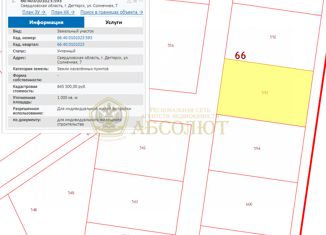 Земельный участок на продажу, 10 сот., Ревда, Солнечная улица