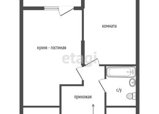 Продаю 1-ком. квартиру, 38.2 м2, Екатеринбург, ЖК Изумрудный Бор