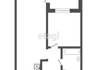 Продается однокомнатная квартира, 38.33 м2, Тюмень, ЖК ДОК, Краснооктябрьская улица, 8