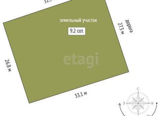 Продам участок, 9.2 сот., садоводческое некоммерческое товарищество Разбахта