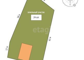 Продаю дом, 109.3 м2, село Ницинское, Советская улица