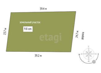 Продам земельный участок, 9.8 сот., село Кулига