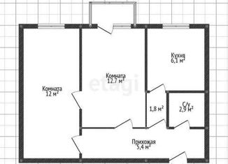 Продажа 2-комнатной квартиры, 41.7 м2, Краснодар, Северная улица, 265, Северная улица