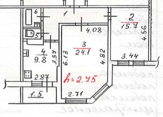 Продажа 2-ком. квартиры, 62.5 м2, Псковская область, улица Ижорского Батальона, 49