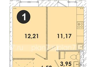 Продажа однокомнатной квартиры, 34.6 м2, поселок Дзержинск, микрорайон Современник, 27